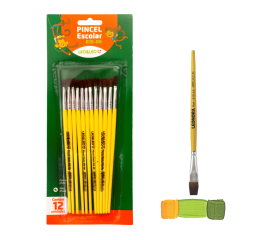 PINCEL P/PINTURA CHATO N&ordm; 08 C/12 4340